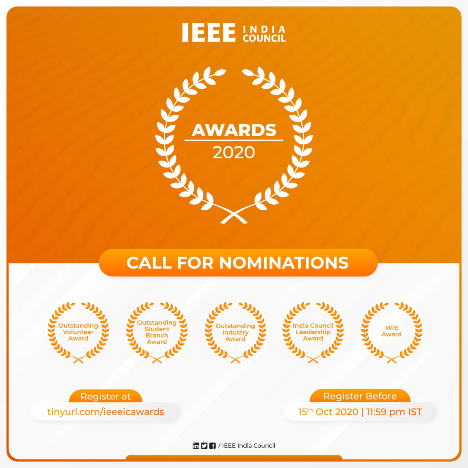 2020 IEEE India Council Awards – IEEE India Council